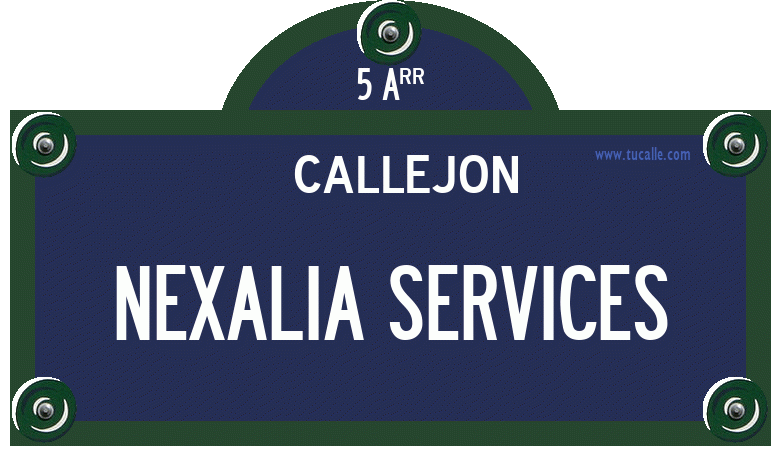 cartel_de_callejon-de-Nexalia Services_en_paris